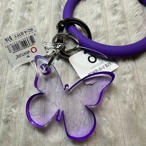 Oventure Big O keyring/Butterfly-Violet-NWT
